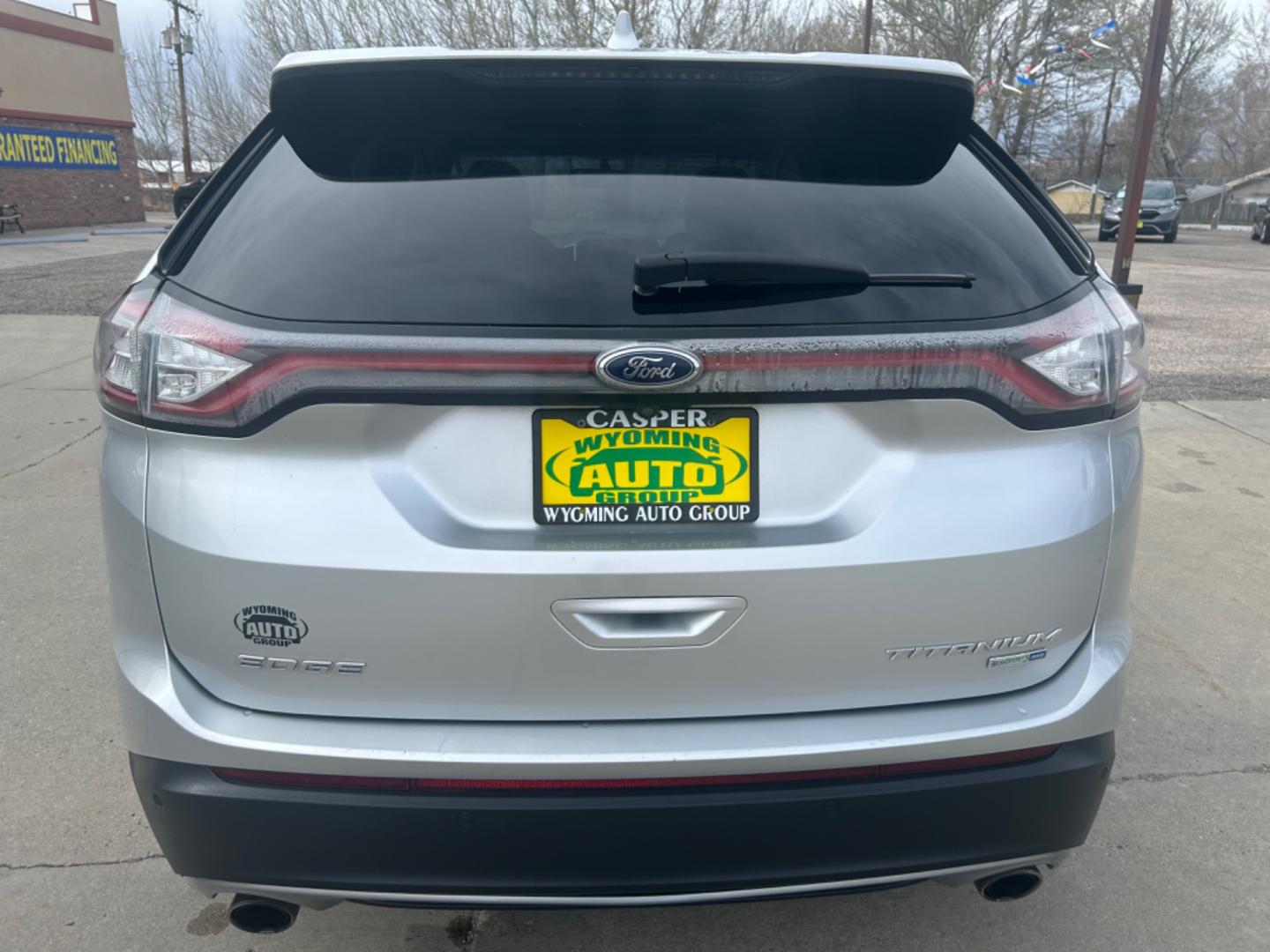 2018 Silver /BLACK Ford Edge Titanium AWD (2FMPK4K98JB) with an 2.0L L4 DOHC 16V engine, 6A transmission, located at 3030 CY Ave, Casper, WY, 82604, (307) 265-3830, 42.827816, -106.357483 - Photo#5